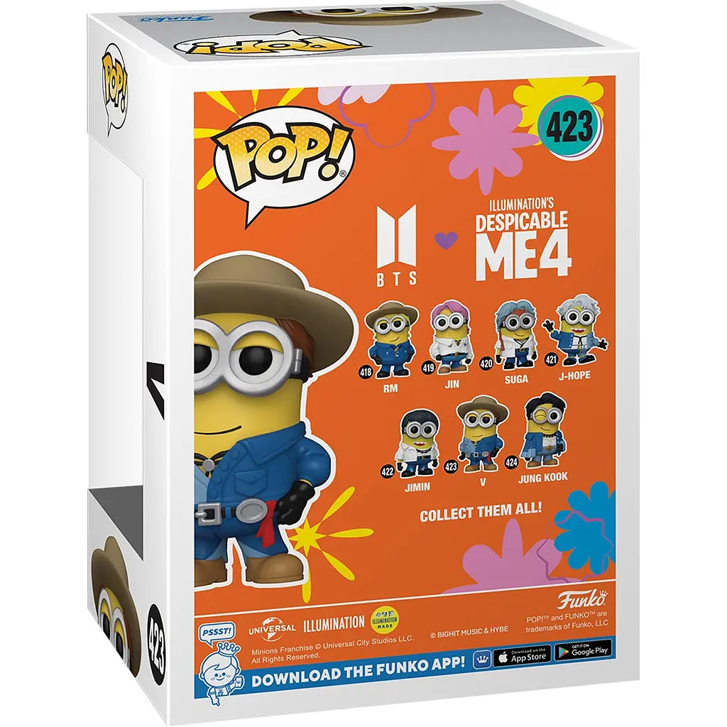 Фигурка Funko POP Rocks: Minions X BTS - V det0018173 - фото 3