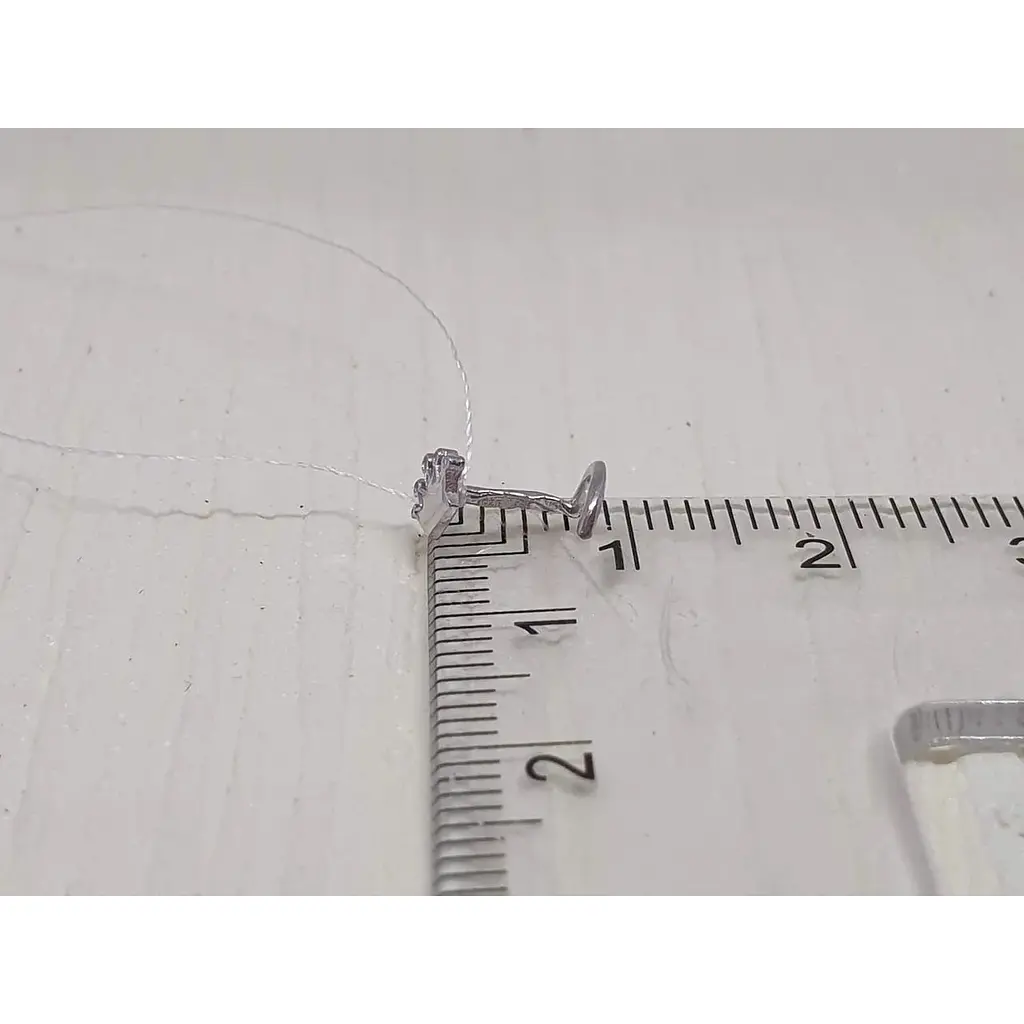 Серебряная серьга-пирсинг Астор в нос. 918-2437Р - фото 3