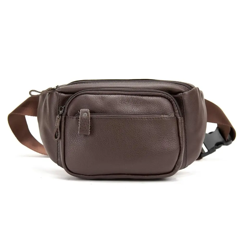 Сумка на пояс з телячої шкіри Tiding Bag t0186C - фото 3
