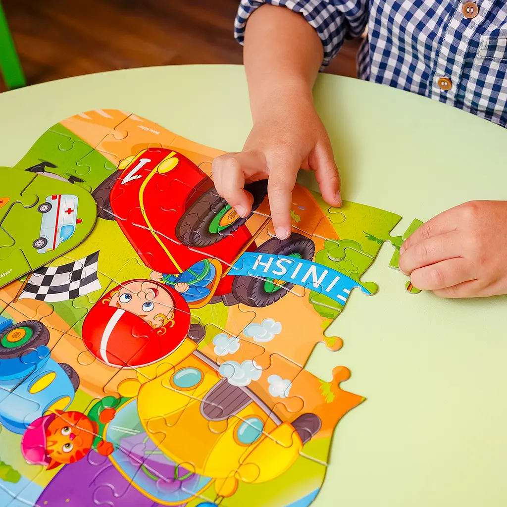Пазли Vladi Toys 2 в 1 Машинки, з міні-грою, 49 елементів (RK1140-03) - фото 4