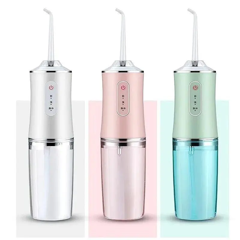 Портативний іригатор для ротової порожнини ORAL IRRIGATOR з насадками ∙ Електричний іригатор – флосер для зубів ∙ USB зарядка - фото 2