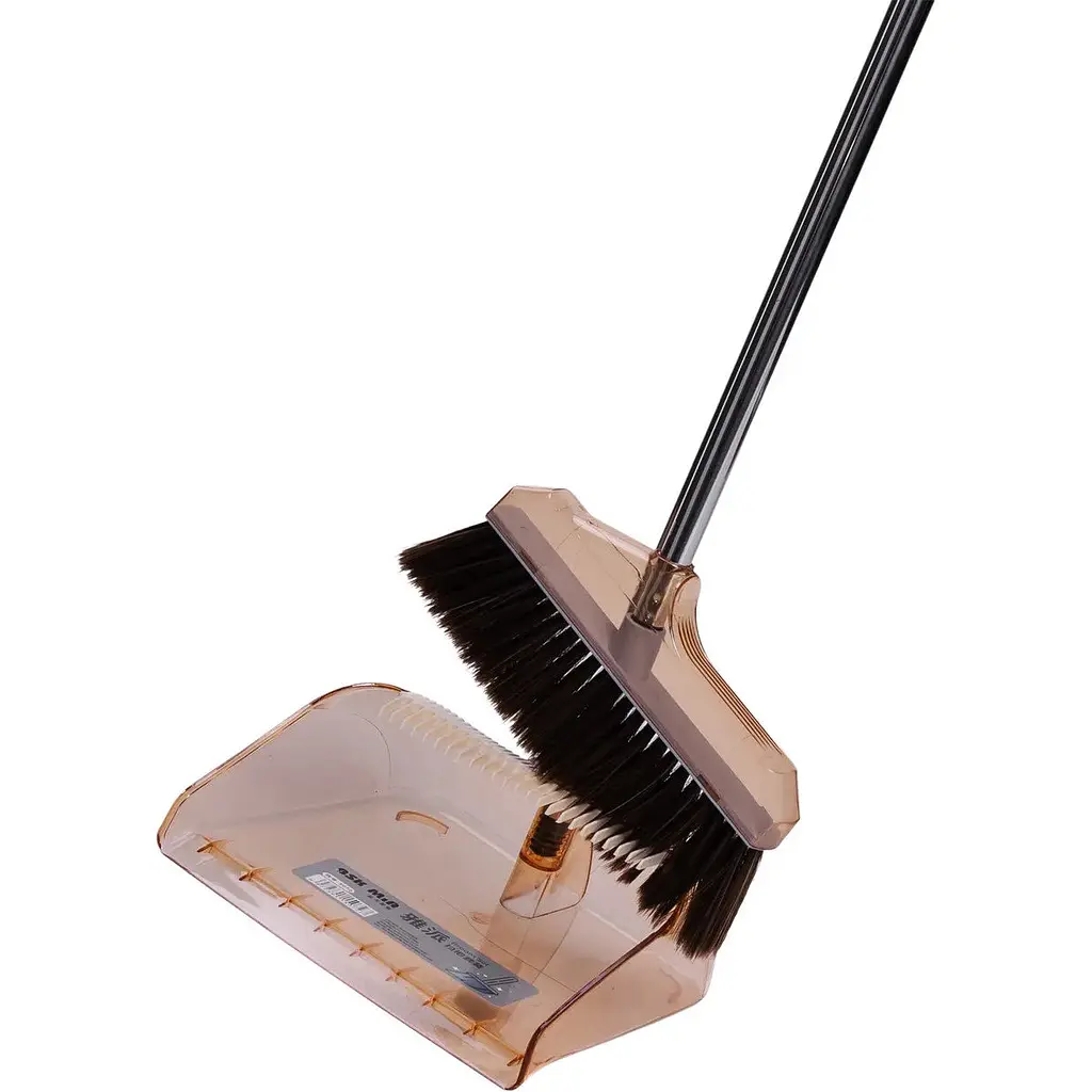 Комплект для прибирання Household Cleaning Products віник з совком 105 см коричневий HP-35015-8G - фото 5