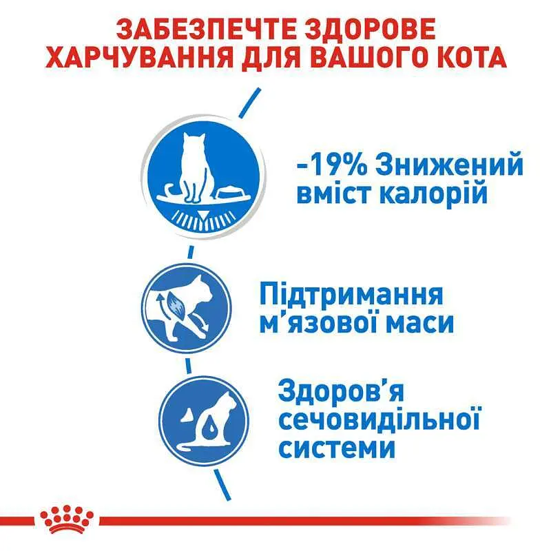 Влажный корм для взрослых котов предрасположенных к избыточному весу Royal Canin Ultra Light, кусочки в соусе, 85 г - фото 3