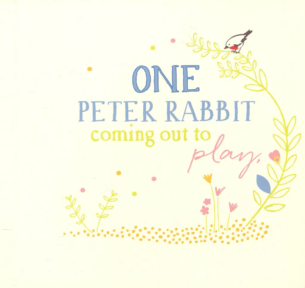 Peter Rabbit 123: A Counting Book - фото 3