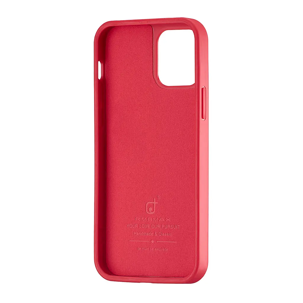 Чохол Jinduka Leather Ringo iPhone 12 Red - фото 3