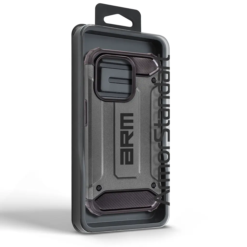 Чохол до мобільного телефона Armorstandart Panzer Apple iPhone 15 Pro Grey (ARM75645) - фото 7