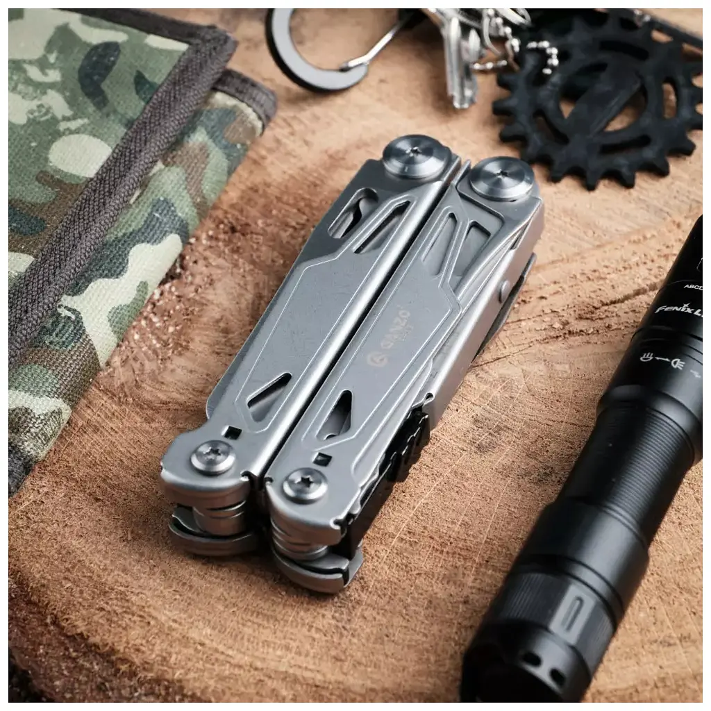 Мультитул Ganzo G303 з чохлом Molle та бітами, 21 функція (G303-c) - фото 9
