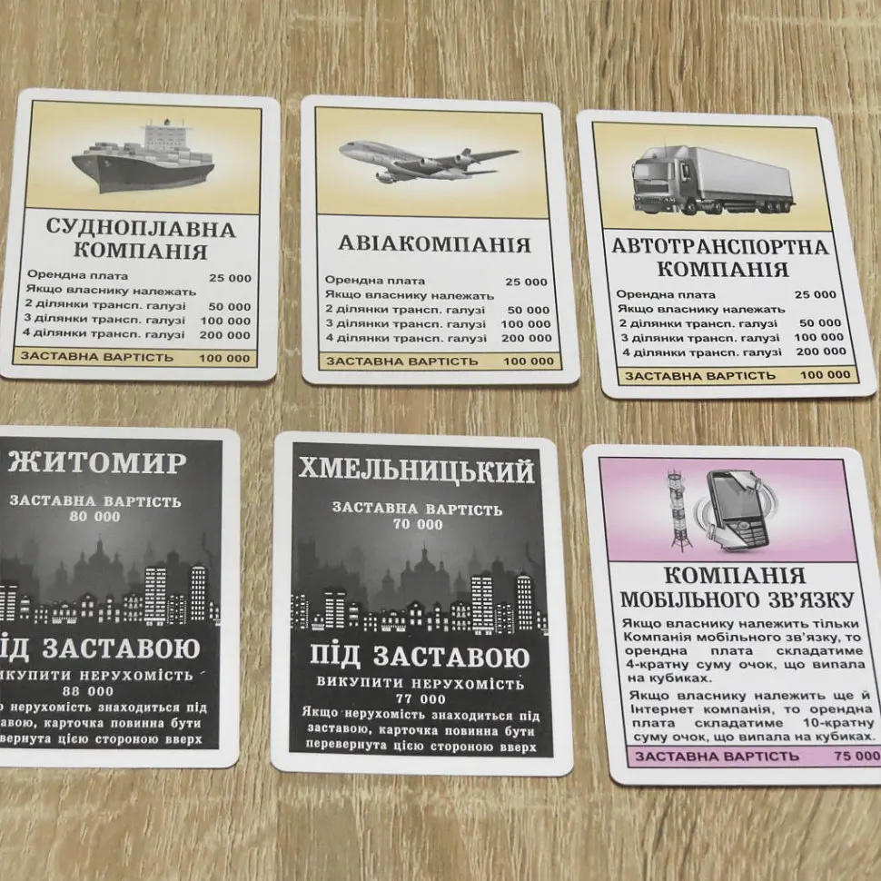 Дитяча настільна гра "Монополія Україна" Artos Games det0004761 - фото 8