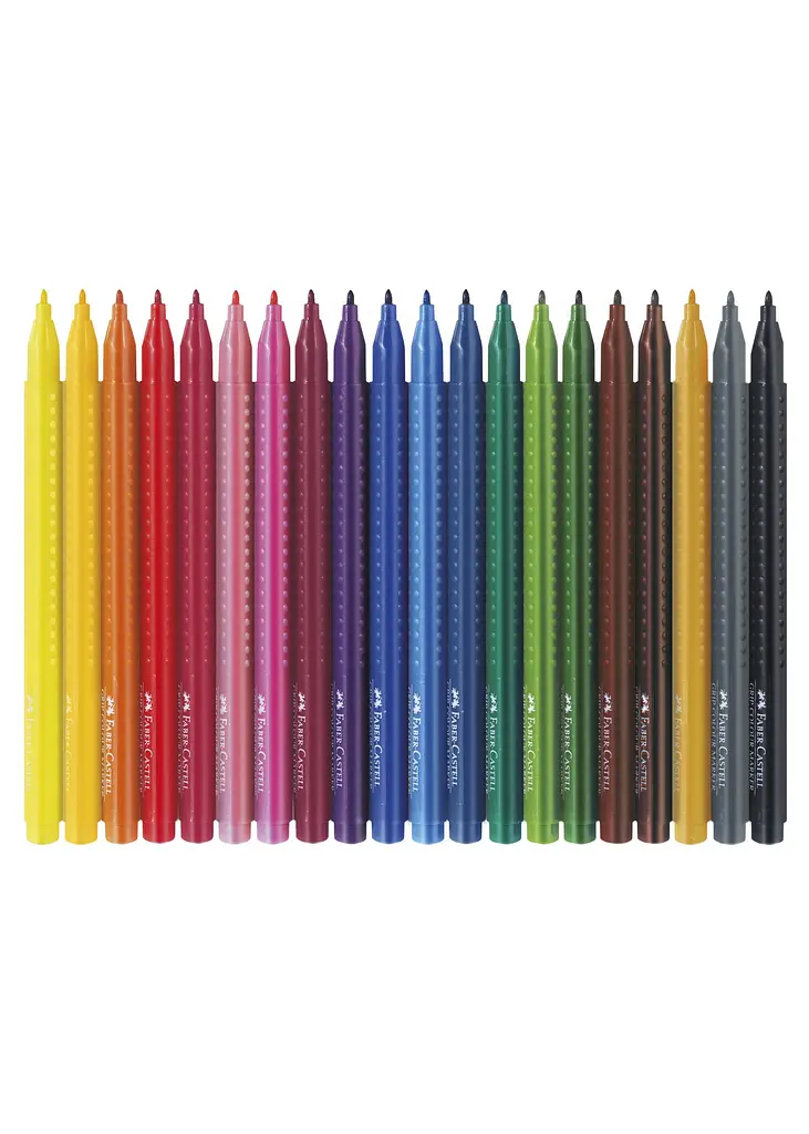 Фломастери 20 кол. FABER CASTELL Grip тригранні (155320) - фото 2