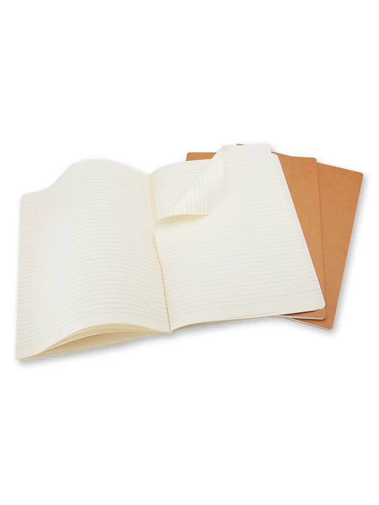 Записник Moleskine Cahier великий, Лінійка Беж (QP421) - фото 2