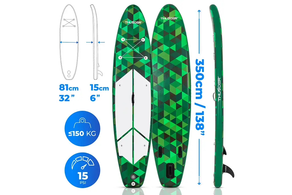 Надувна SUP дошка THUNDER 350 см (CAMO) - фото 3