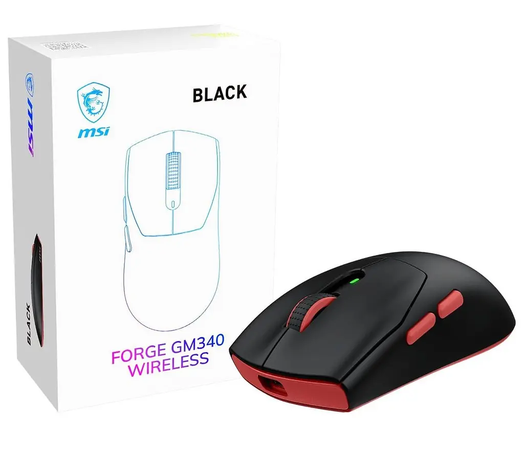 Миша MSI FORGE GM340 Black (FORGE GM340 W BLACK) - фото 2