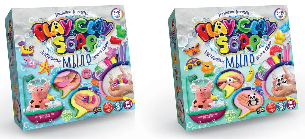 Набір творчості Пластилінове мило Play Clay Soap великий, рос, Danko Toys - фото 3