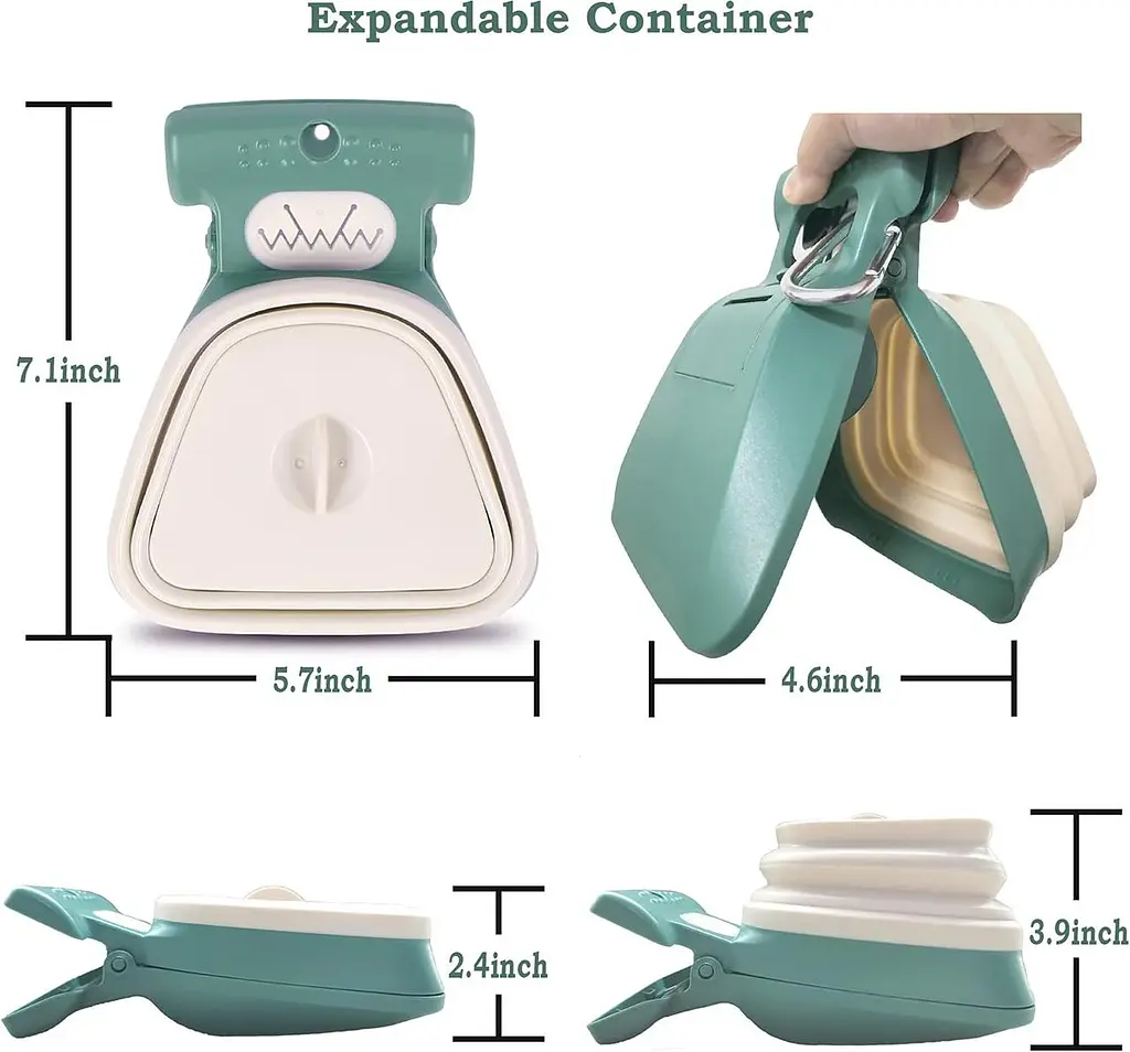 Повідок для собак із совком для прибирання + одноразові пакети Pet Toilet 1493 - фото 5