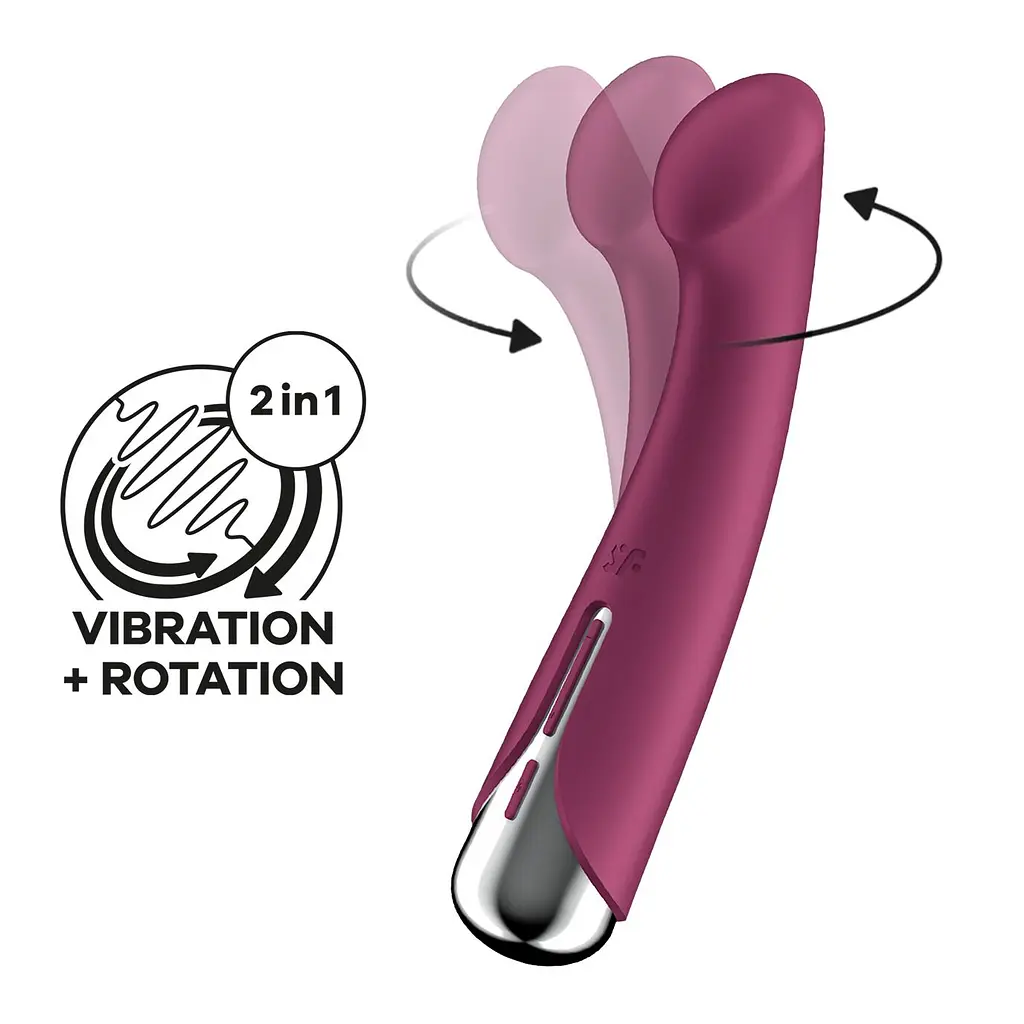 Вибратор с ротацией Satisfyer Spinning G-Spot 1 Red Satisfyer SX0555 99343 - фото 2