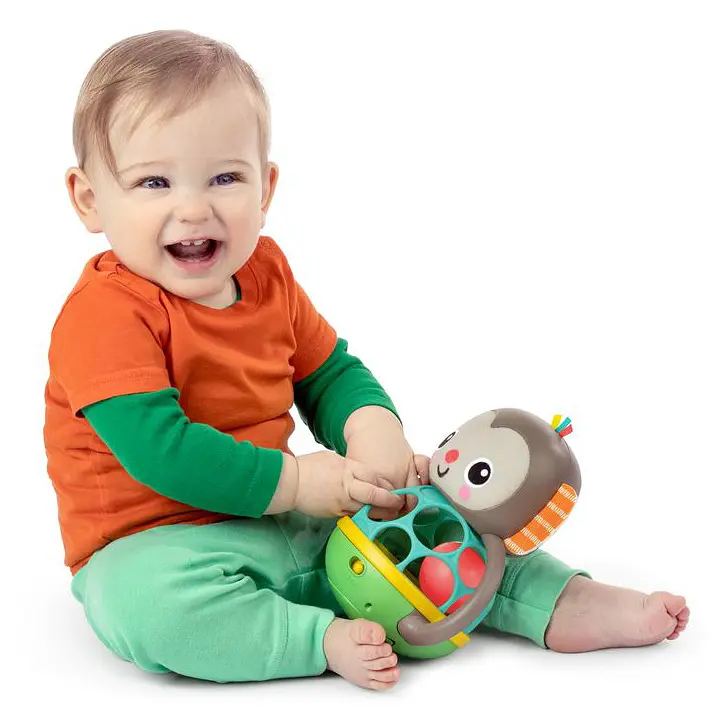 Музыкальная погремушка Bright Starts Grab & Giggle Monkey (16779) - фото 2