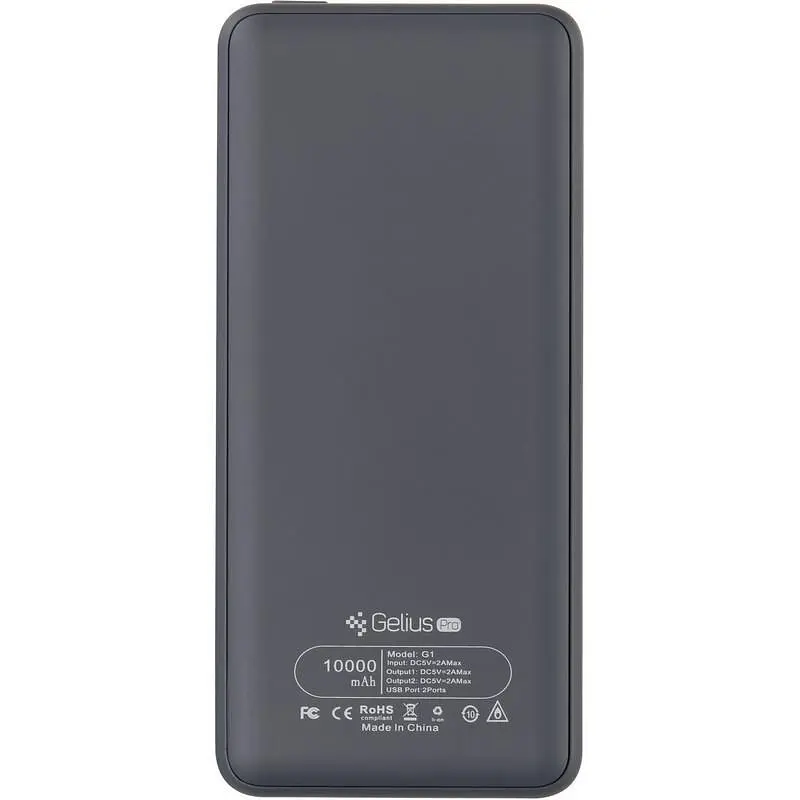 Дополнительная батарея Gelius Pro Soft GP-PB10-G1 10000mAh Dark Blue - фото 7