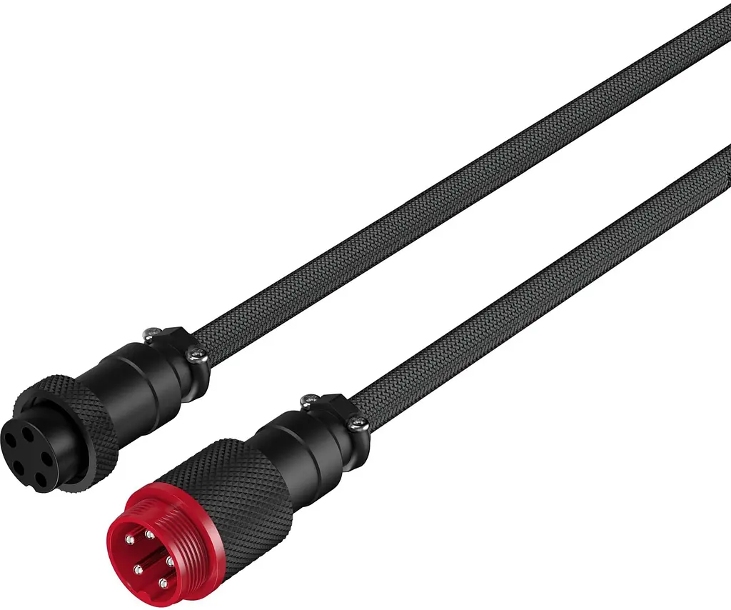 HyperX Кабель USB-A - USB-C спиральный, 1.37м Grey/Black - фото 4
