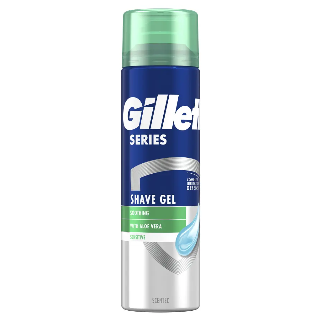 Гель для гоління Gillette Series Sensitive Skin Для чутливої шкіри 200 мл (3014260214692) - фото 2
