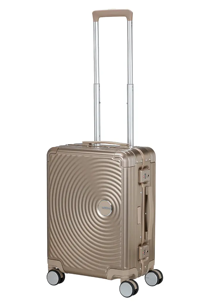 Чемодан American Tourister SOUNDBOX ALU 55 см BRONZE 55x40x23 MI3*13001 - фото 12