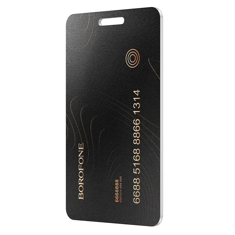 Пошуковий трекер BOROFONE Search Card type intelligent positioning anti-lost device BC102 Apple Find Me, IP68