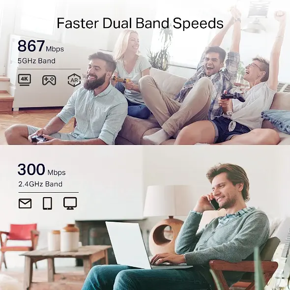 Усилитель Wi-Fi сигнала TP-Link RE330 AC1200 1хFE LAN OneMesh - фото 7