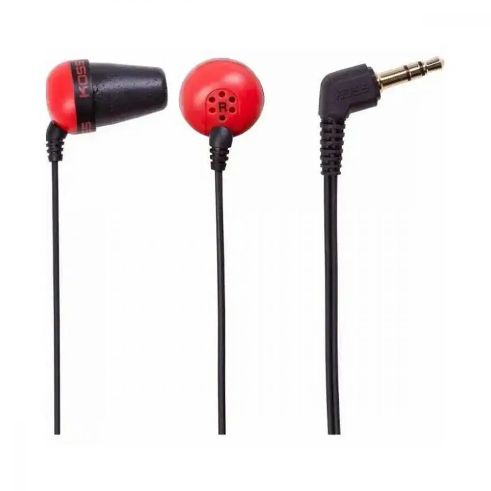 Наушники без микрофона Koss The PLUG Red - фото 4