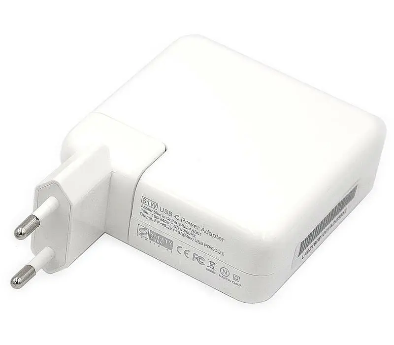 Зарядний пристрій PowerPlant для ноутбуків Apple 61 W USB-C 20.3 V 3 A A A461HCUSB - фото 3