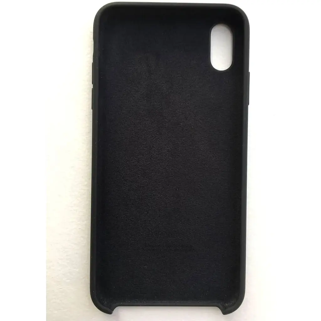 Оригінальний силіконовий чохол Apple Silicone Case для iPhone XS Max (6.5") Black (MRWE2ZM/A) - фото 9
