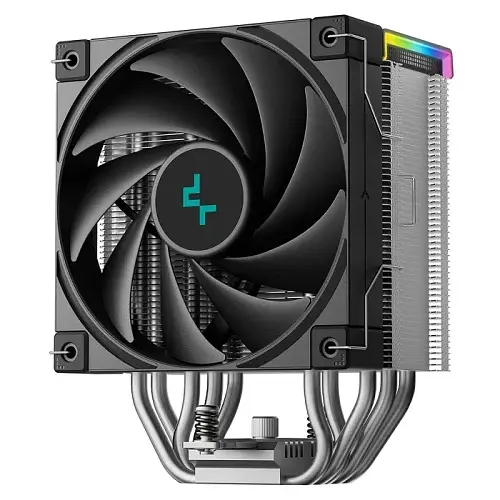 Кулер для процесора Deepcool AK500S DIGITAL SE, Black, 1x120 мм, LCD екран, ARGB підсвічування, для Intel 1851/1700/1200/115x, AMD AM5/AM5, висота 160 мм (R-AK500S-BKADMN-GJD) - фото 2