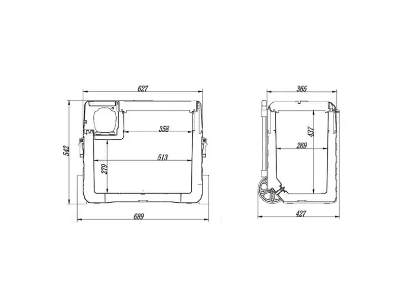 Автохолодильник Brevia 22785, 52 л - фото 5