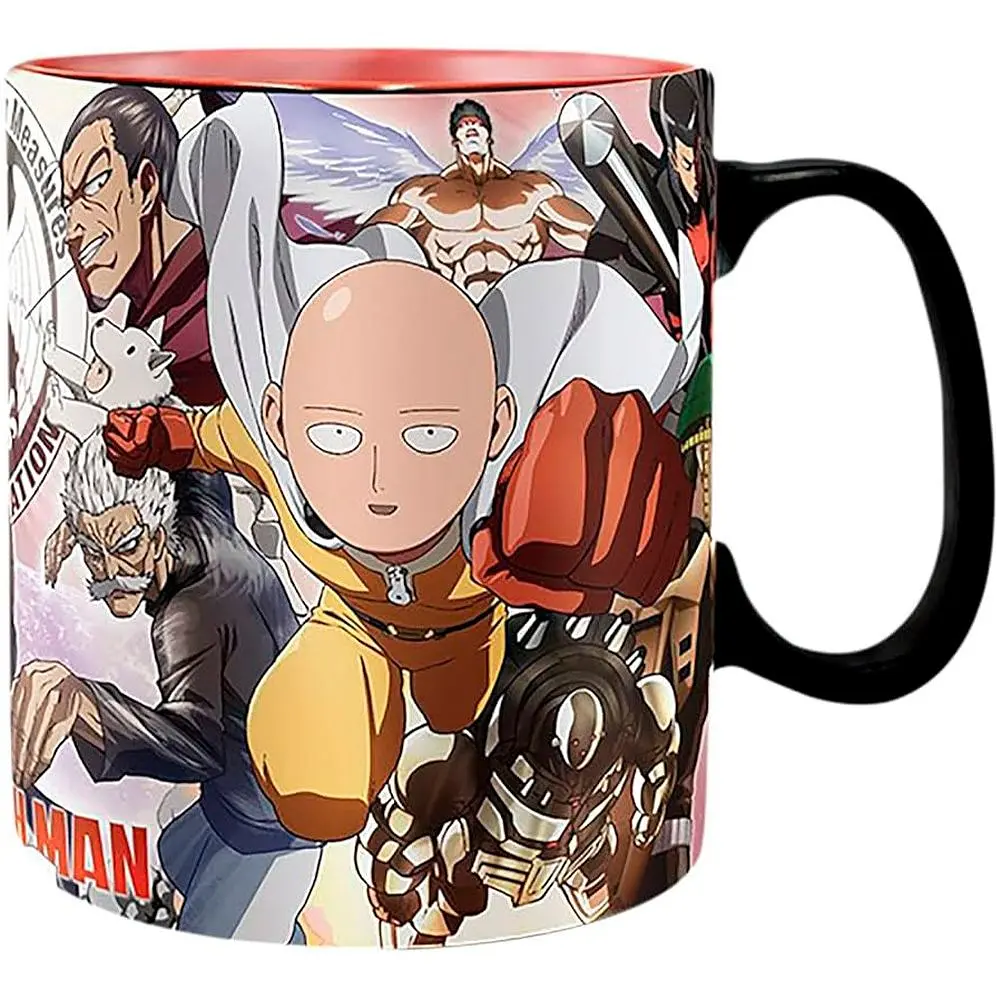 Чашка хамелеон AbyStyle One Punch Man Heroes 460 мл - фото 2