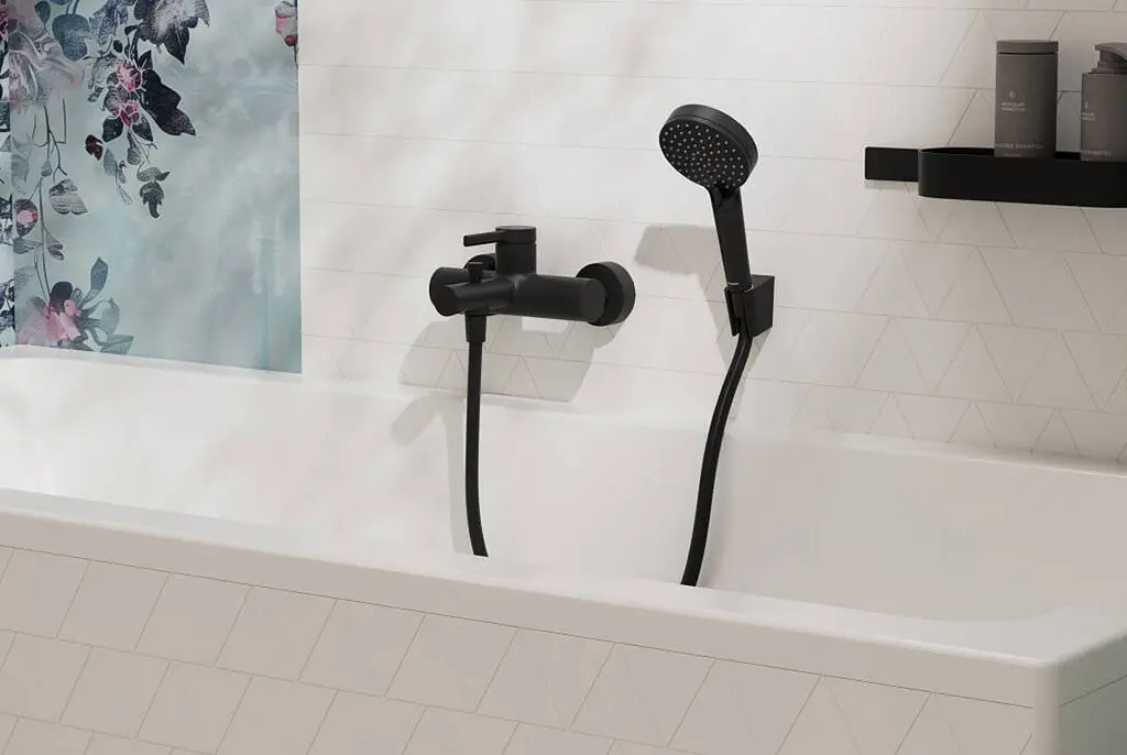 Змішувач для ванни Hansgrohe Zesis S matt black 74420670 - фото 2