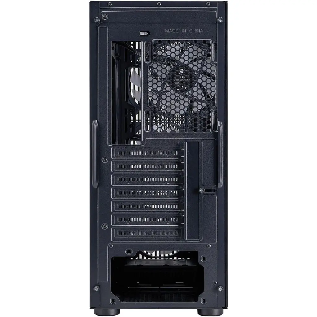 Корпус 1stPlayer H6-BK-4F7 Black [146445] - фото 4