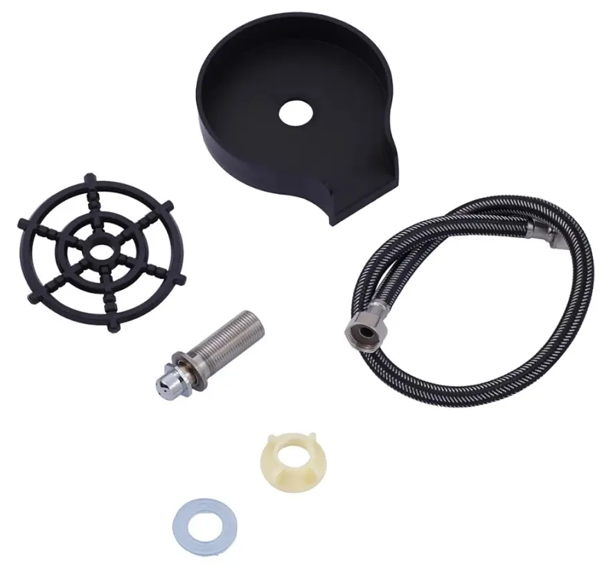 Кухонна мийка Kroner KRP KRP Schwarze - SET7545NB PVD (3.0/0.8 мм) (CV033805) - фото 9