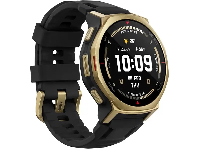 Смарт-годинник Amazfit T-Rex 3 Pro 44mm Black-Gold (W2549GL1N) - фото 2