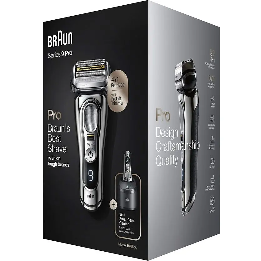Электробритва Braun Series 9 Pro [9466cc] черно-серая [84907] - фото 5