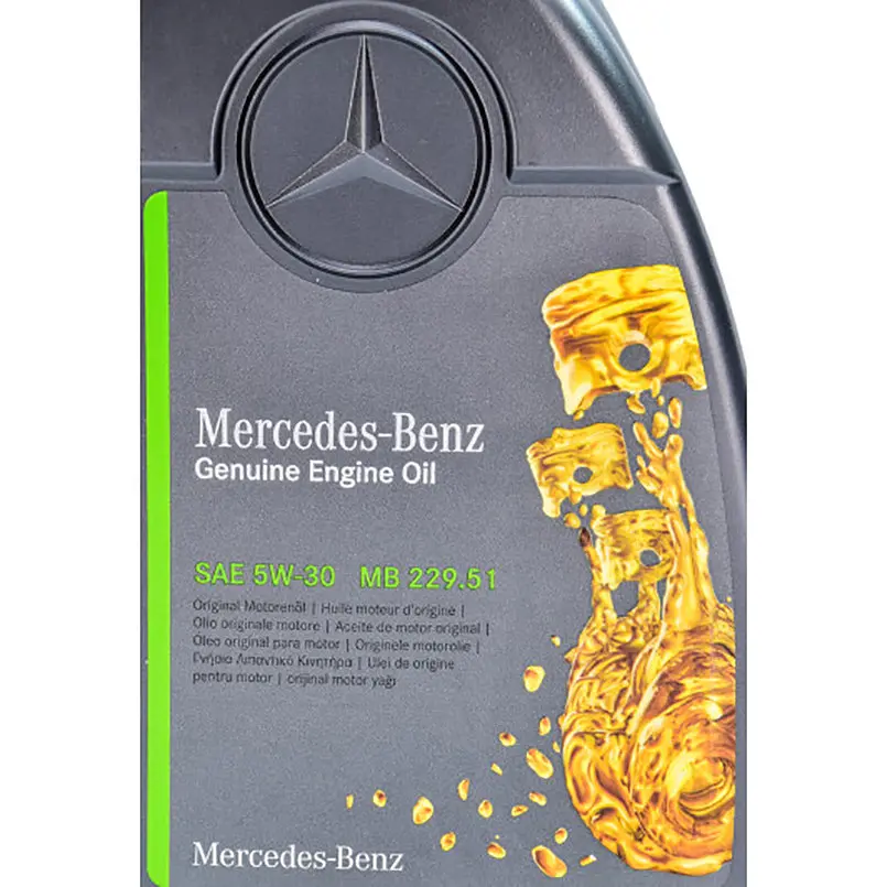 Моторне мастило Mercedes-Benz Synthetic MB 229.51 5W-30 1 л (A000989940211ALEE) - фото 4