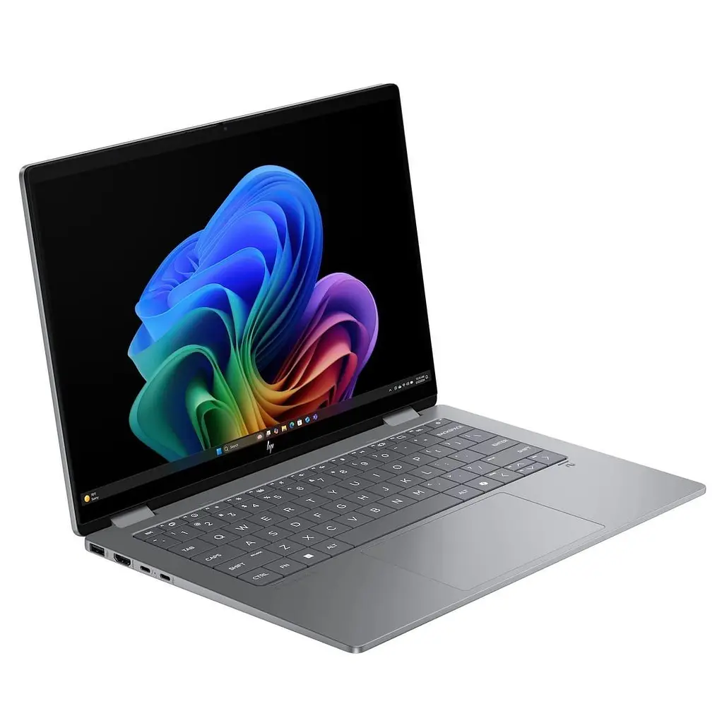 Ноутбук HP OmniBook X Flip 14 14-FM0154NG (14 2.8K OLED Touch 120 Hz, Intel Core Ultra 5 226V, 16 GB, 512 SSD, Intel Arc Graphics 130V, W11H) Meteor Silver (BZ) - фото 2