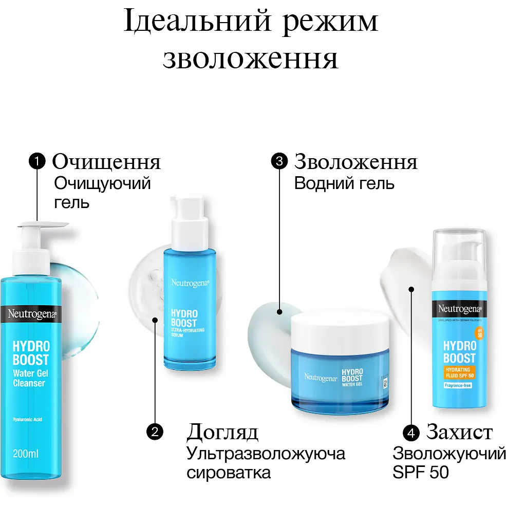 Флюїд для обличчя Neutrogena Hydro Boost SPF 50 зволожуючий 50 мл - фото 8