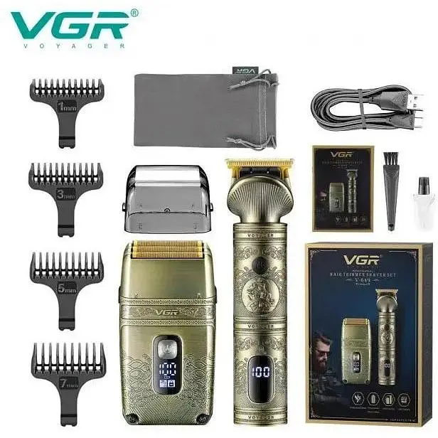 Набор триммер и бритва шейвер VGR V-649 - фото 2