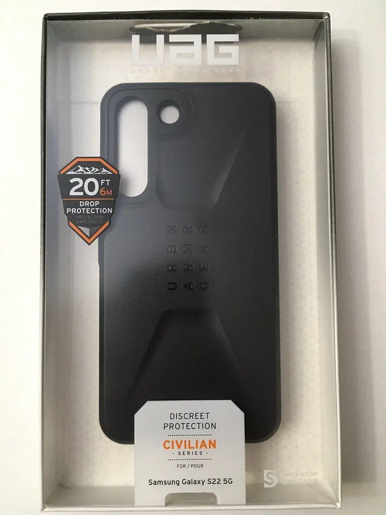 Оригинальный противоударный чехол UAG Civilian для Samsung Galaxy S22 (6.1") Black 21342D114040 - фото 2