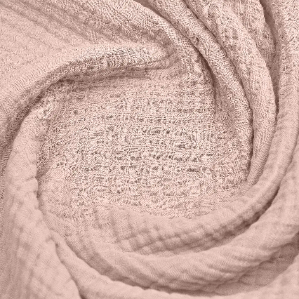 Комплект постільної білизни Cosas двоспальний без простирадла муслін PUDRA 180 x 220 см (Set_Muslin_010Pudra_180_2) - фото 8