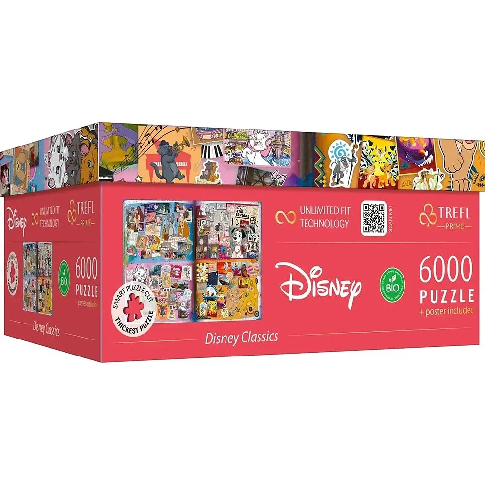 Пазлы "Бесконечная коллекция: "Большая книга Дисней" 6000 элементов 81037 Trefl, в коробке (5900511810370) - фото 2