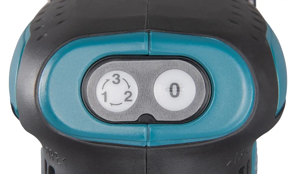 Шліфмашина ексцентрикова акумуляторна Makita DBO180Z (125 мм, 7000-1100 хв-1, LXT, без акумуляторів та зарядного пристрою) - фото 7