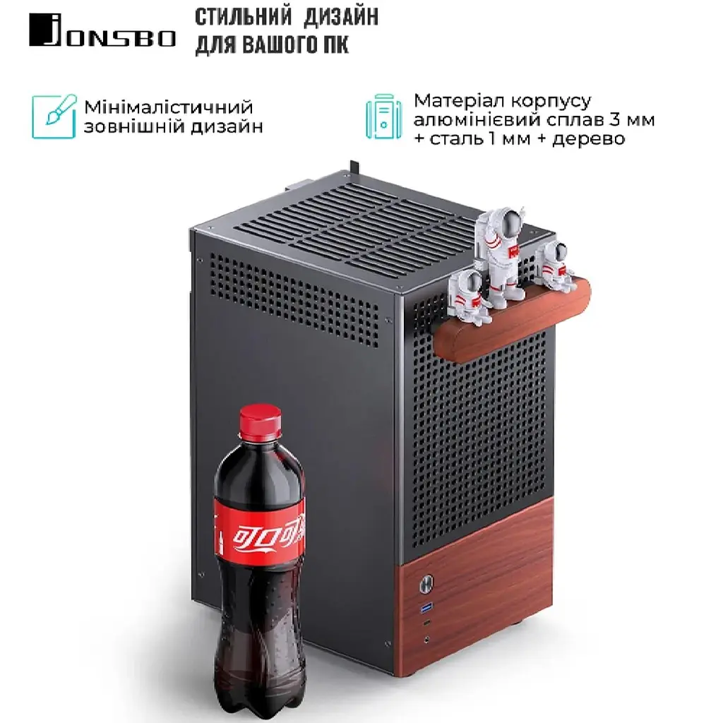Корпус JONSBO T6 Black - фото 4