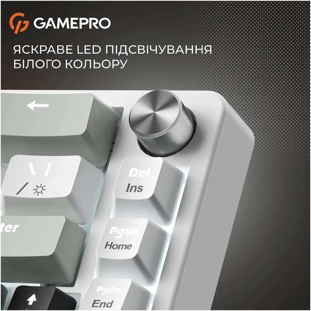 Клавіатура GamePro Genesis Silverlight MK116 USB UA Grey (MK116) - фото 8