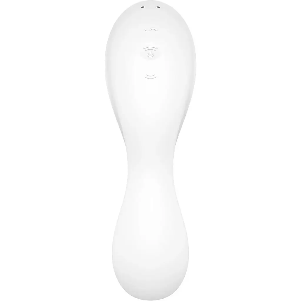 Вакуумний смарт-стимулятор із вібрацією Satisfyer Curvy Trinity 5 (White) - фото 5