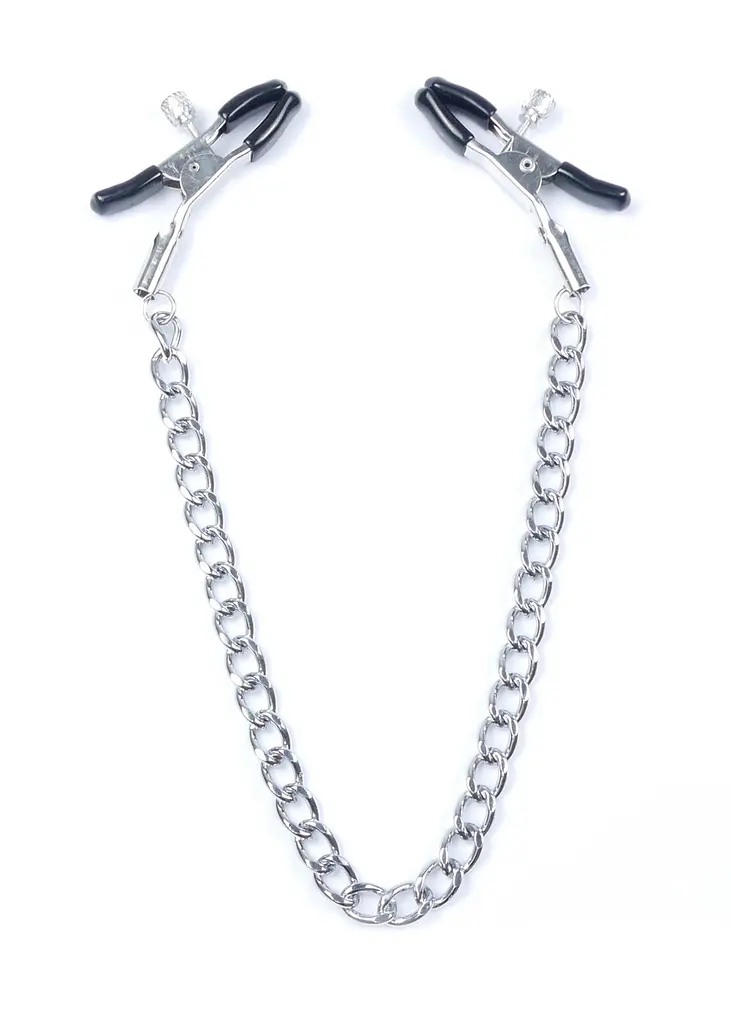 Затискачі для сосків Exclusive Nipple Clamps No.7 з ланцюжком - фото 2