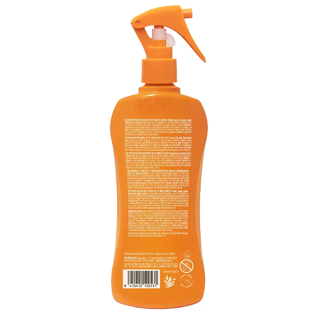 Спрей для тіла Babaria Bronze Sun Protection для засмаги з бронзуючим ефектом SPF 30, 200 мл - фото 2